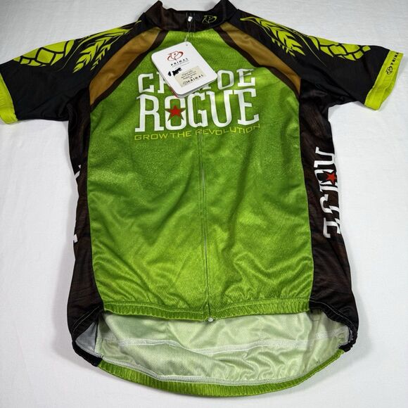 Men’s Primal Wear Small Cycling Jersey Shirt Full Zip Short Sleeve Sport Cut NWT - Picture 1 of 16